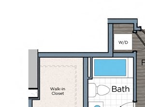 2 Bedroom 2 Bath A